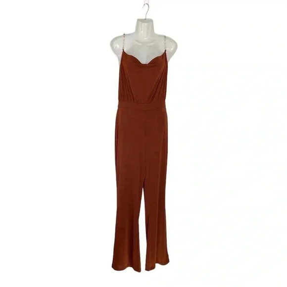 Jason Wu burnt orange jumpsuit sz XS - Picture 1 of 11
